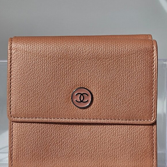 Chanel Short Leather Tri-Fold Wallet - Picture 2 of 13